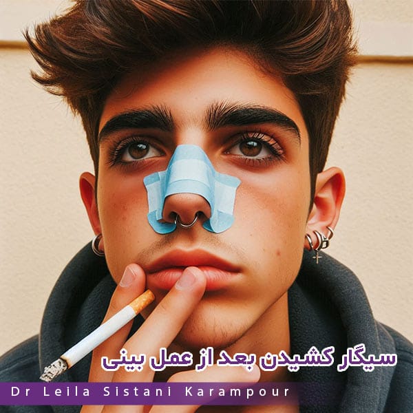 مصرف دخانیات بعد از عمل بینی - دکتر لیلا سیستانی کرم پور