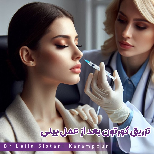 تزریق کورتون بعد از عمل بینی - دکتر لیلا سیستانی کرم پور